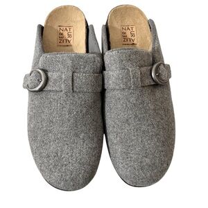 NATURALIZER - SIZE 11 - THE BECKS LOAFER - GRAY SLIP-ON WOMENS SHOES SLIPPERS-S4